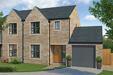 4 bedroom semi-detached home with garage at affordable housing rates in Linthwaite, Huddersfield