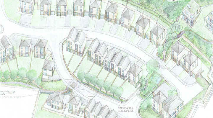 Lingards Road - new houses proposed at Slaithwaite, Huddersfield